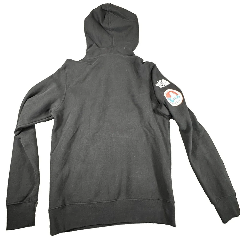 North Face Hoodie Mens Small Black Queen Maud Land Antarctica 2017 Expedition